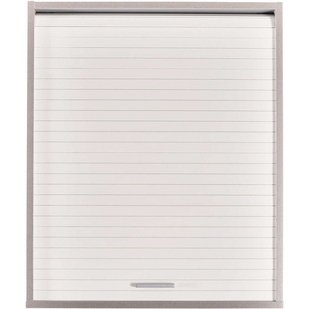 KÜCHENOBERSCHRANK mit Rolladentür 35/60/72cm - Alufarben, Holzwerkstoff (60/72/35cm) - Simmob