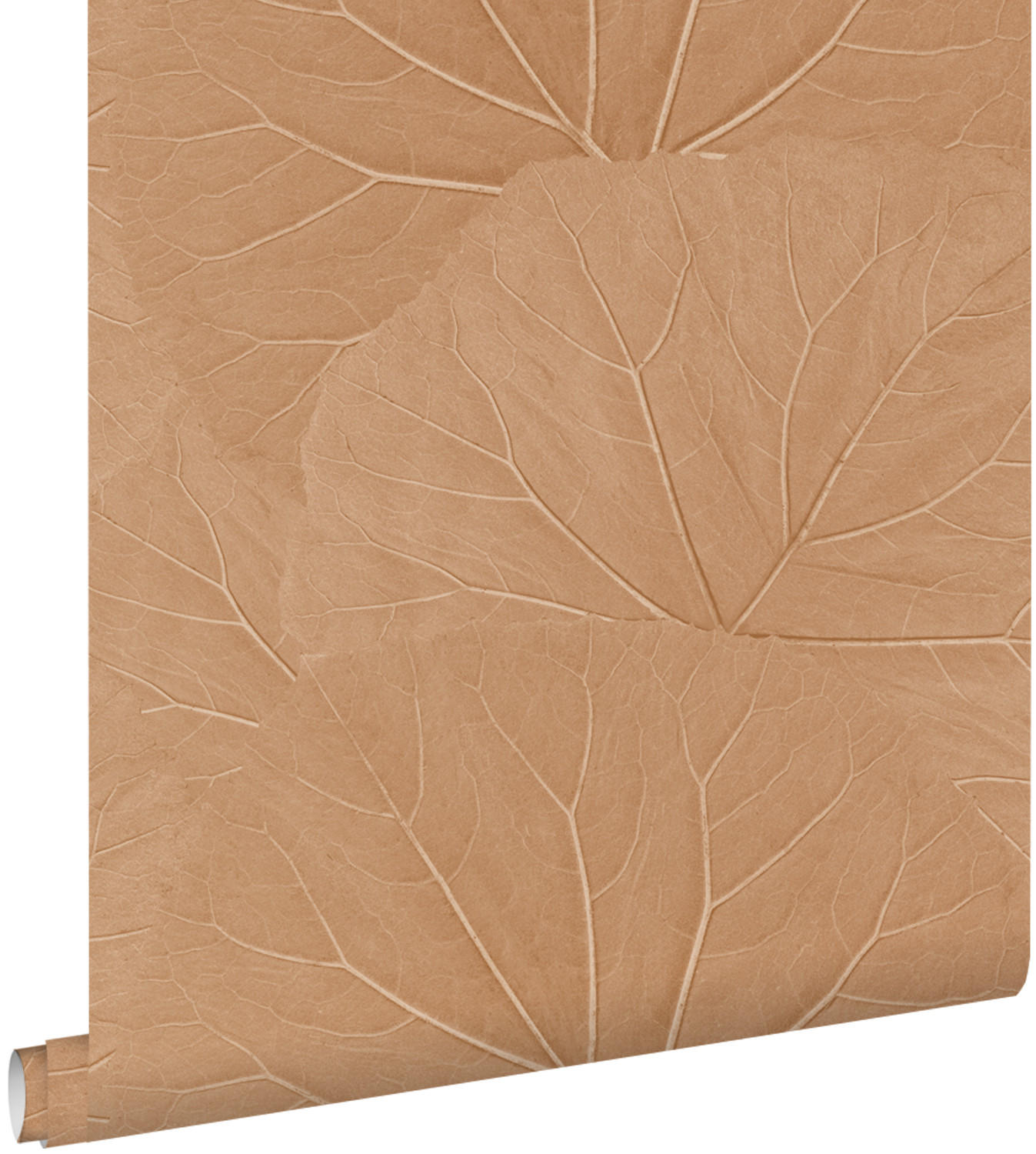 TAPETE Blätter 53 cm x 10.05 m - Terracotta, Papier (53/1000cm) - ESTAhome