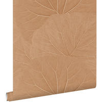 TAPETE Blätter 53 cm x 10.05 m - Terracotta, Papier (53/1000cm) - ESTAhome
