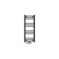 BADHEIZKÖRPER Sahara 300x800 mm Anthrazit gerade mit Ventil Universal - Anthrazit, Metall (30/80/3cm) - LuxeBath