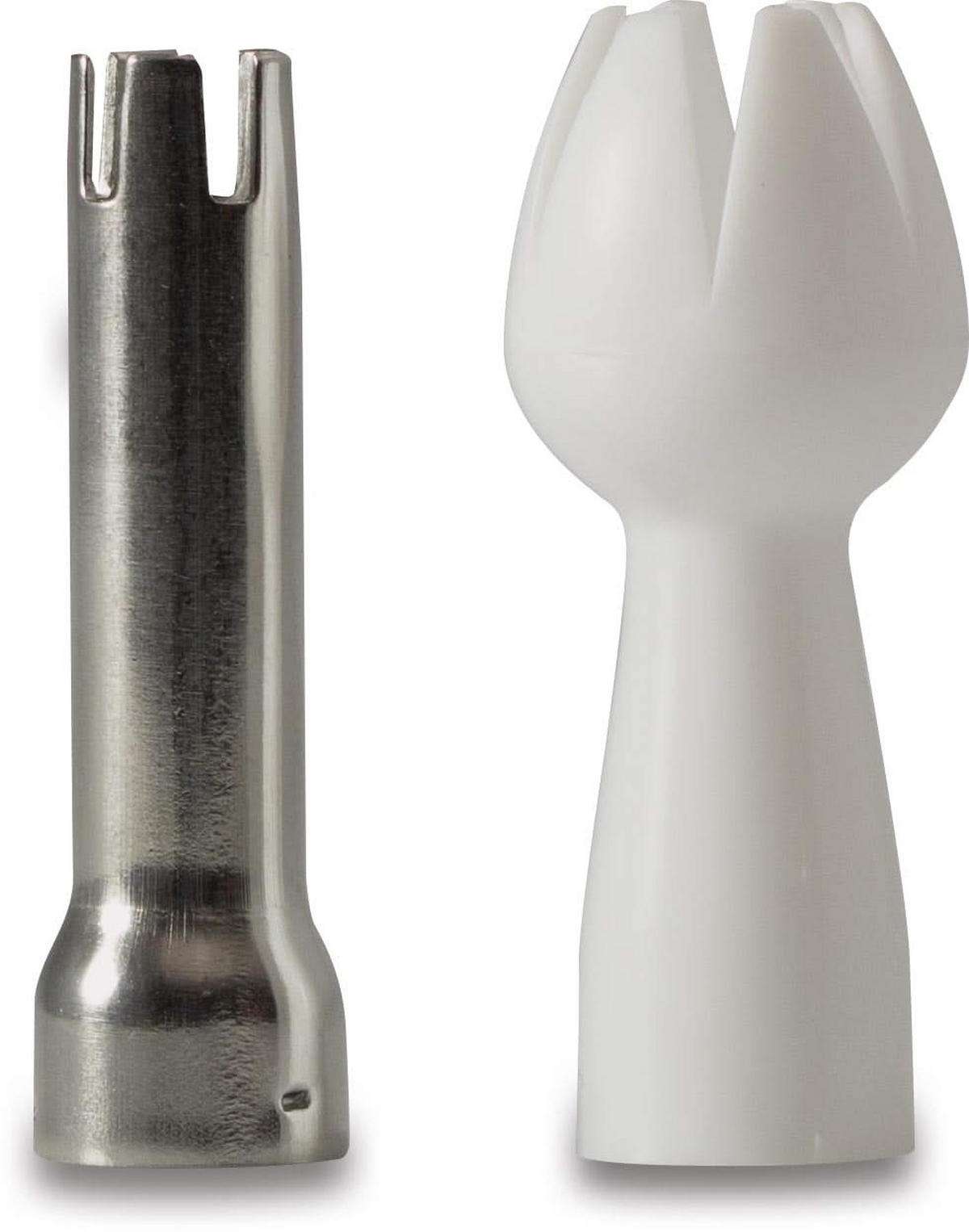SCHLAGSAHNE-ZERSTÄUBER Sahnespender Edelstahl 500 ml - Silberfarben, Metall (2/2/24cm) - Hendi