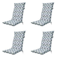 GARTENSTUHLKISSEN Trivia 123/50 cm 4er-Set - Grau, Textil (50/7/123cm) - Madison