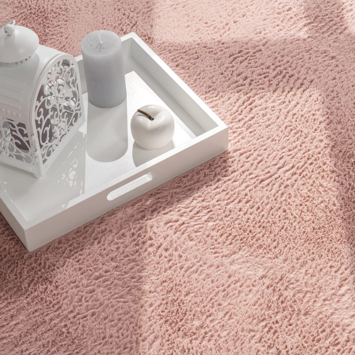 FLACHWEBETEPPICH Pink 140 x 200 cm - Pink, Kunststoff (140/200cm) - TT Home