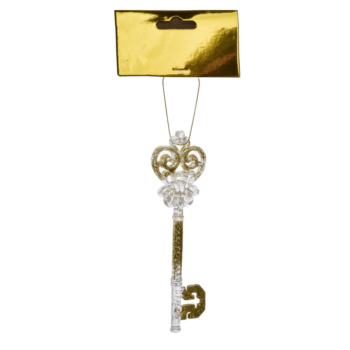 CHRISTBAUMANHÄNGER Santa Lila Gold Acryl - Goldfarben, Kunststoff (5/2.5/16cm) - Mondex