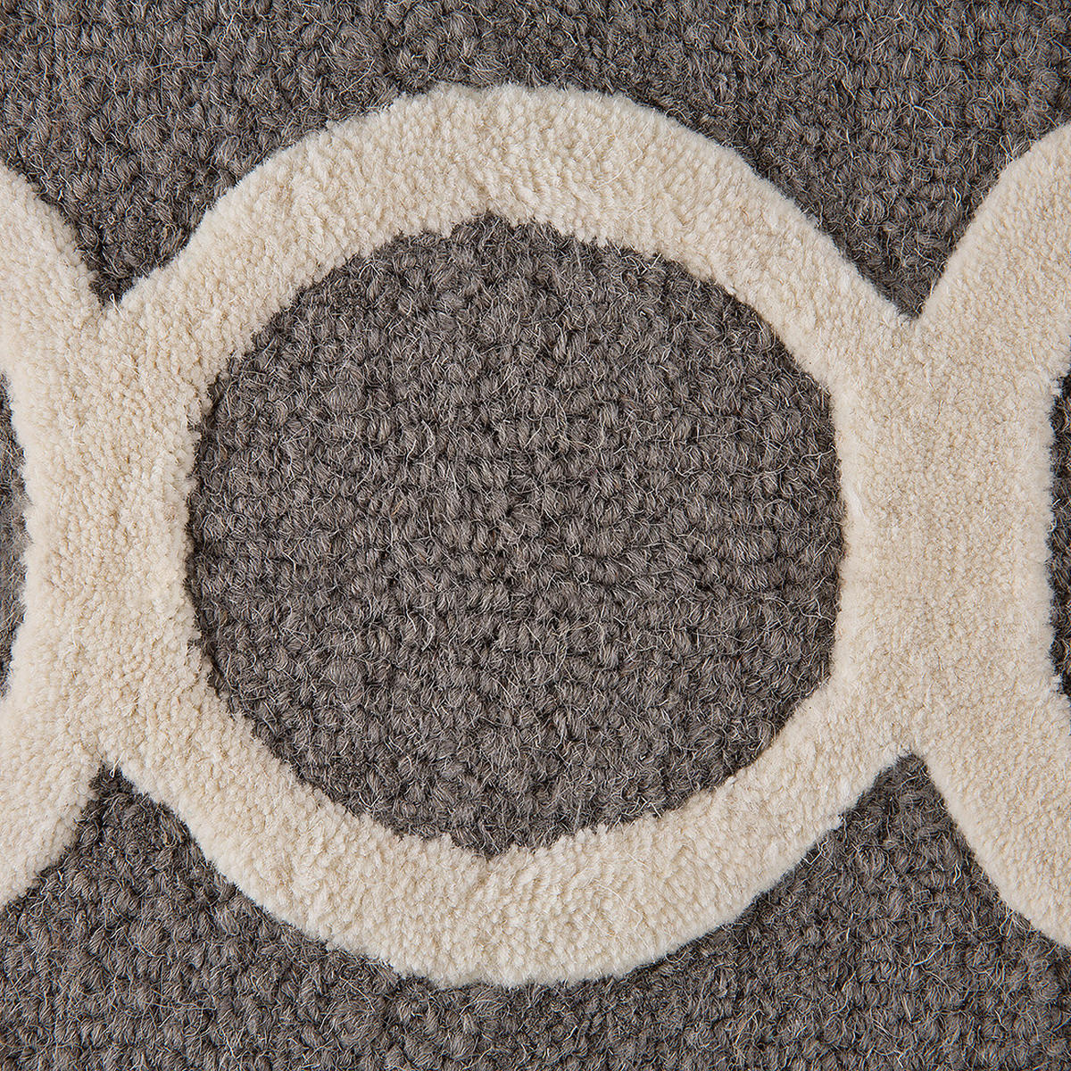 KURZFLOR-TEPPICH Zile 230/160 cm - Grau, Textil (160/230cm) - Beliani