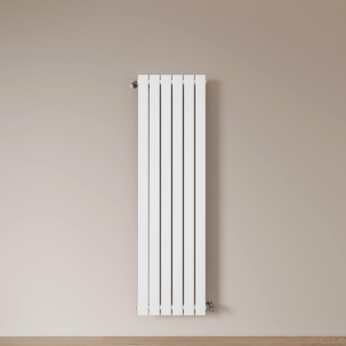 HEIZKÖRPER Flachheizkörper Weiß 160/46/4,9 cm - Weiß, Metall (46/160/4.9cm) - EMKE