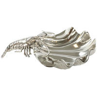 MUSCHELSCHALE Lobster - Silberfarben, Metall (43/62/14.5cm) - FURNARO
