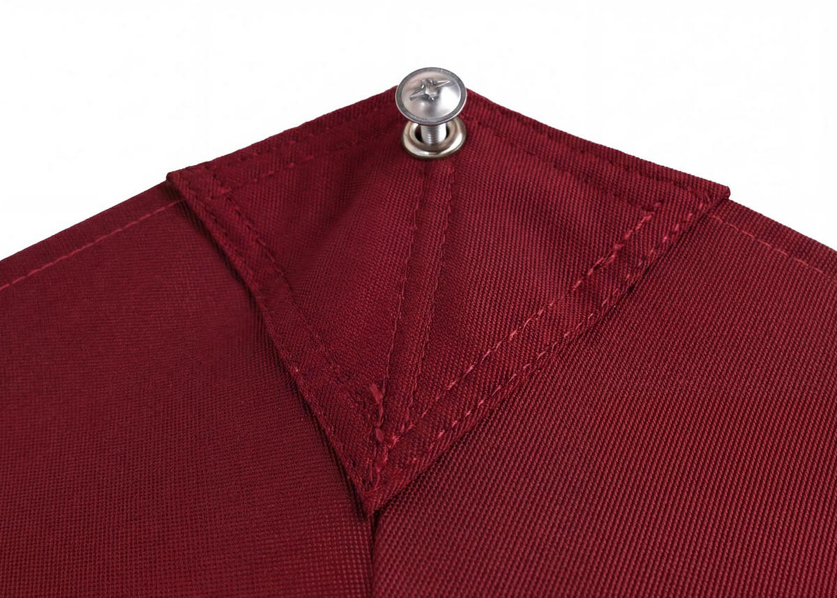 SCHIRMBEZUG C57B Bordeaux - Bordeaux, Textil (400/400cm) - MCW