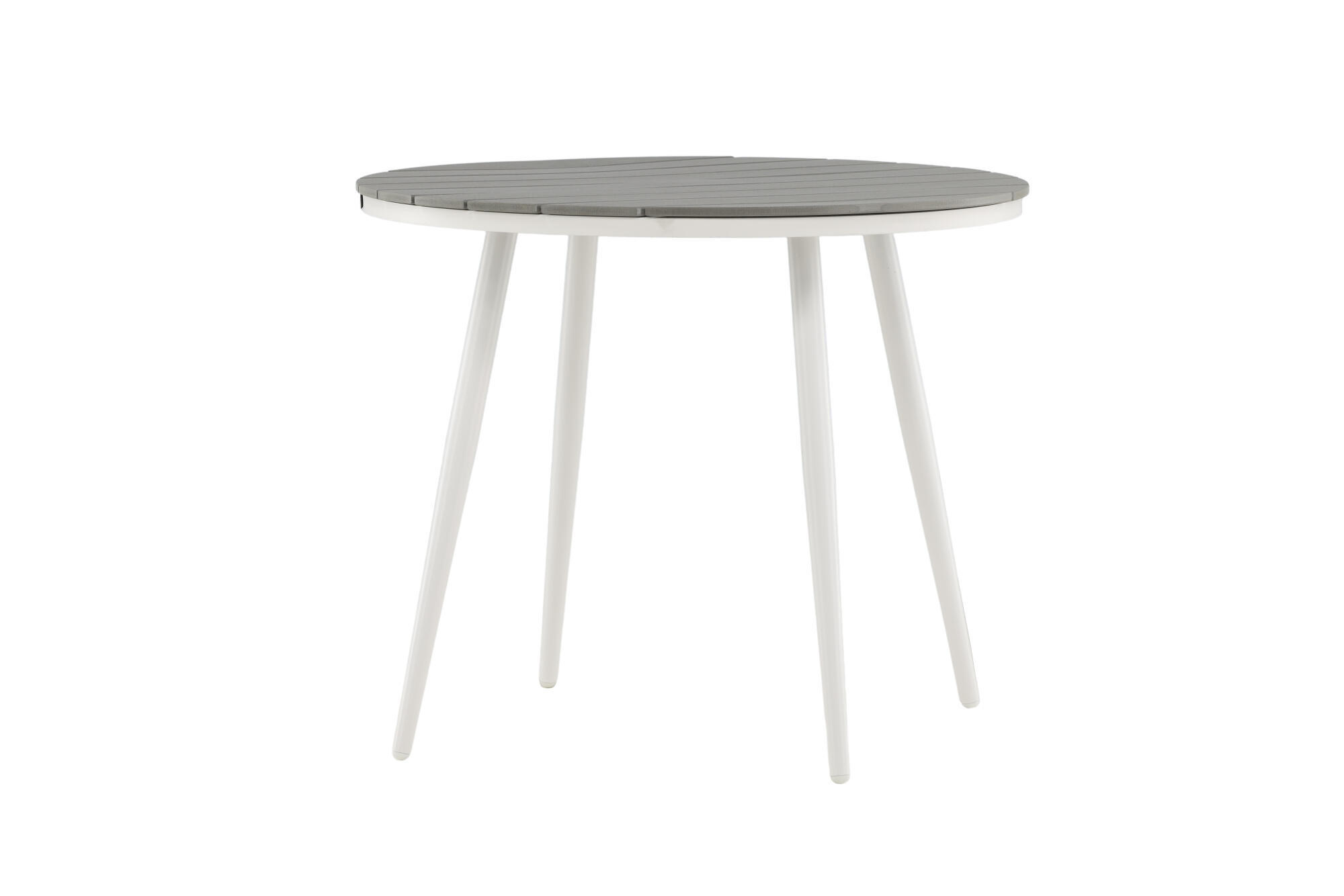 GARTENESSTISCH BREAK Grau 90x90x74 cm - Grau, Kunststoff (90/90/74cm) - FURNLUX