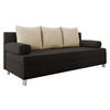 SCHLAFSOFA Dover - Chromfarben/Braun, Holz/Kunststoff (192/86/80cm) - MIRJAN24