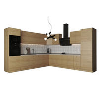 WINKELKÜCHE – Küchenzeile 330 x 340 cm VELORA – KU-S41 – Eiche Artisan - Eiche Artisan, Holzwerkstoff (330/212/340cm) - hi-markt