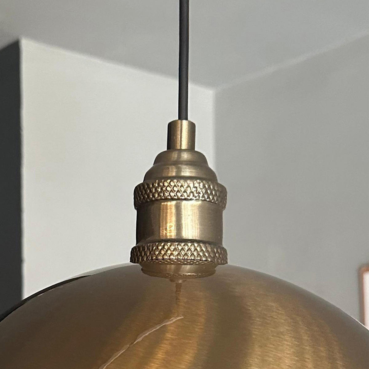 PENDELLEUCHTE LYimpi - Messingfarben, Metall (30/30/30cm) - Bamyum