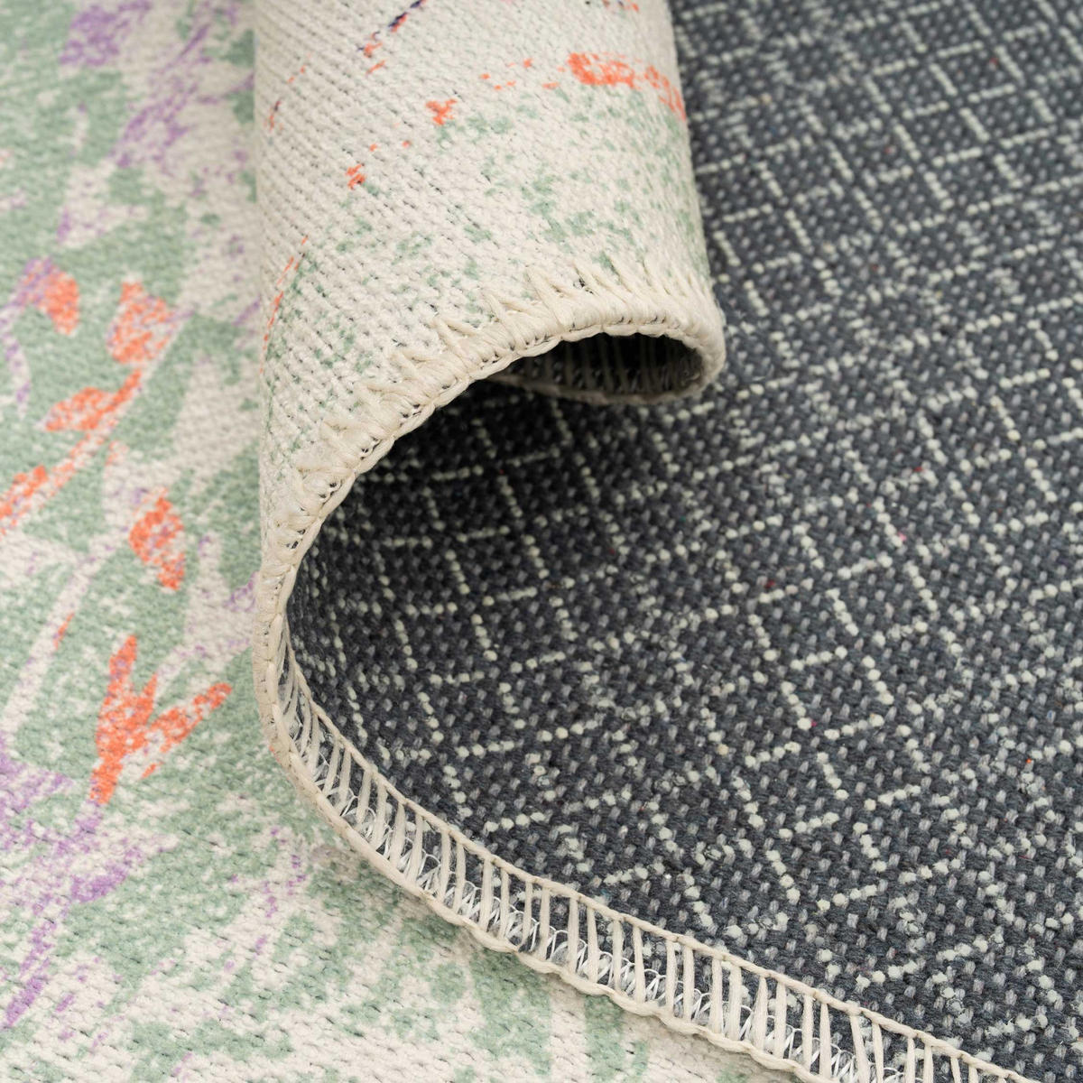 FLACHWEBETEPPICH Lottie Grün - Grün, Textil (160/230cm) - Kukoon Rugs