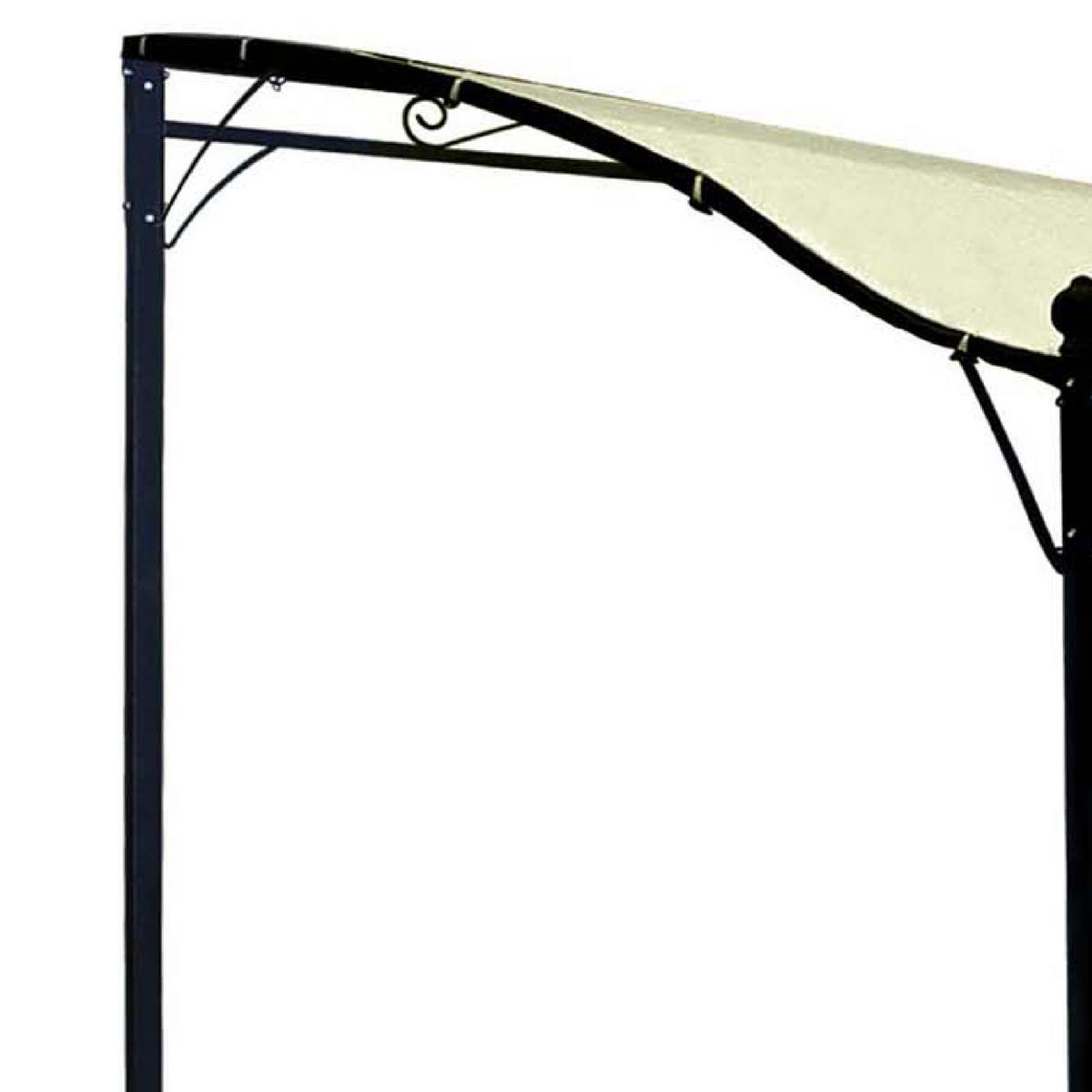 ERSATZDACH für Pavillon Mandala, ecru - Naturfarben, Kunststoff (300/0.3/250cm) - TPFGarden