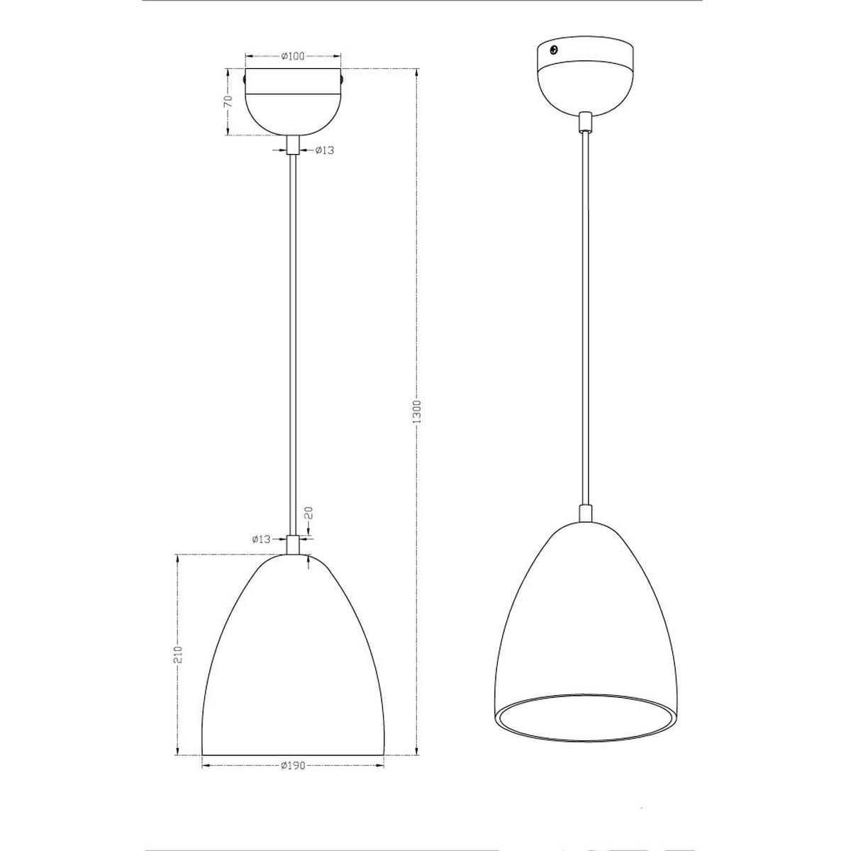 LED HÄNGELEUCHTE Metall Schwarz Grün - Schwarz, Metall (19/19/130cm)