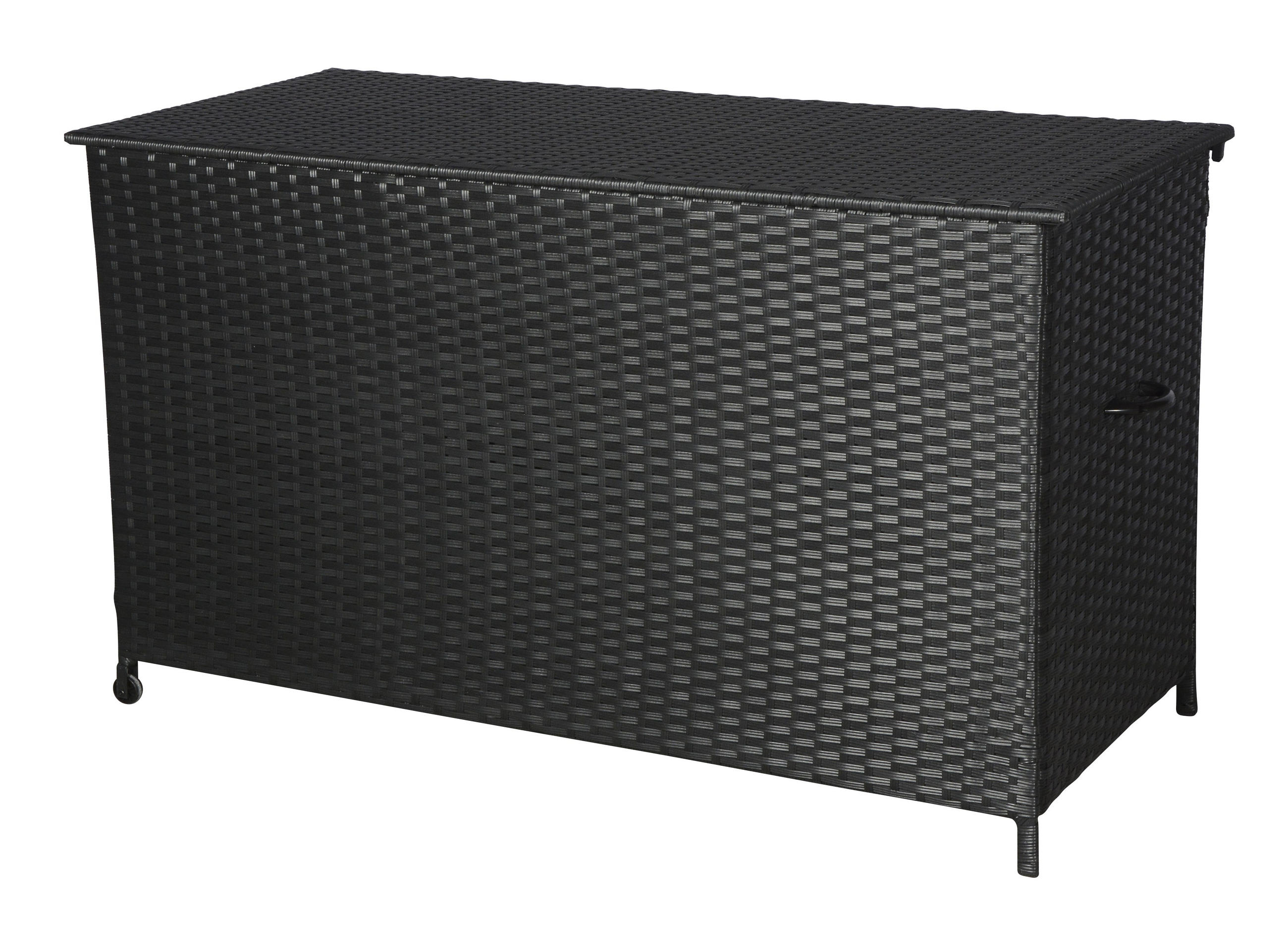KISSENBOX Schwarz - Schwarz, Holzwerkstoff (170/95/75cm) - ebuy24