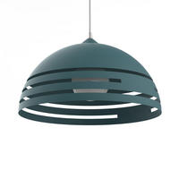 HÄNGELEUCHTE - Blau, Metall (40/40/20cm) - Lumicom