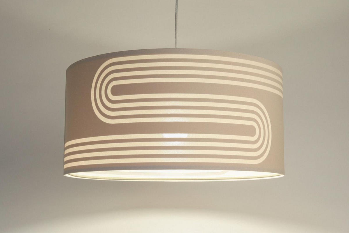 HÄNGELEUCHTE Beige 70/100 cm - Beige, Kunststoff (30/1.2/100cm) - ONZENO