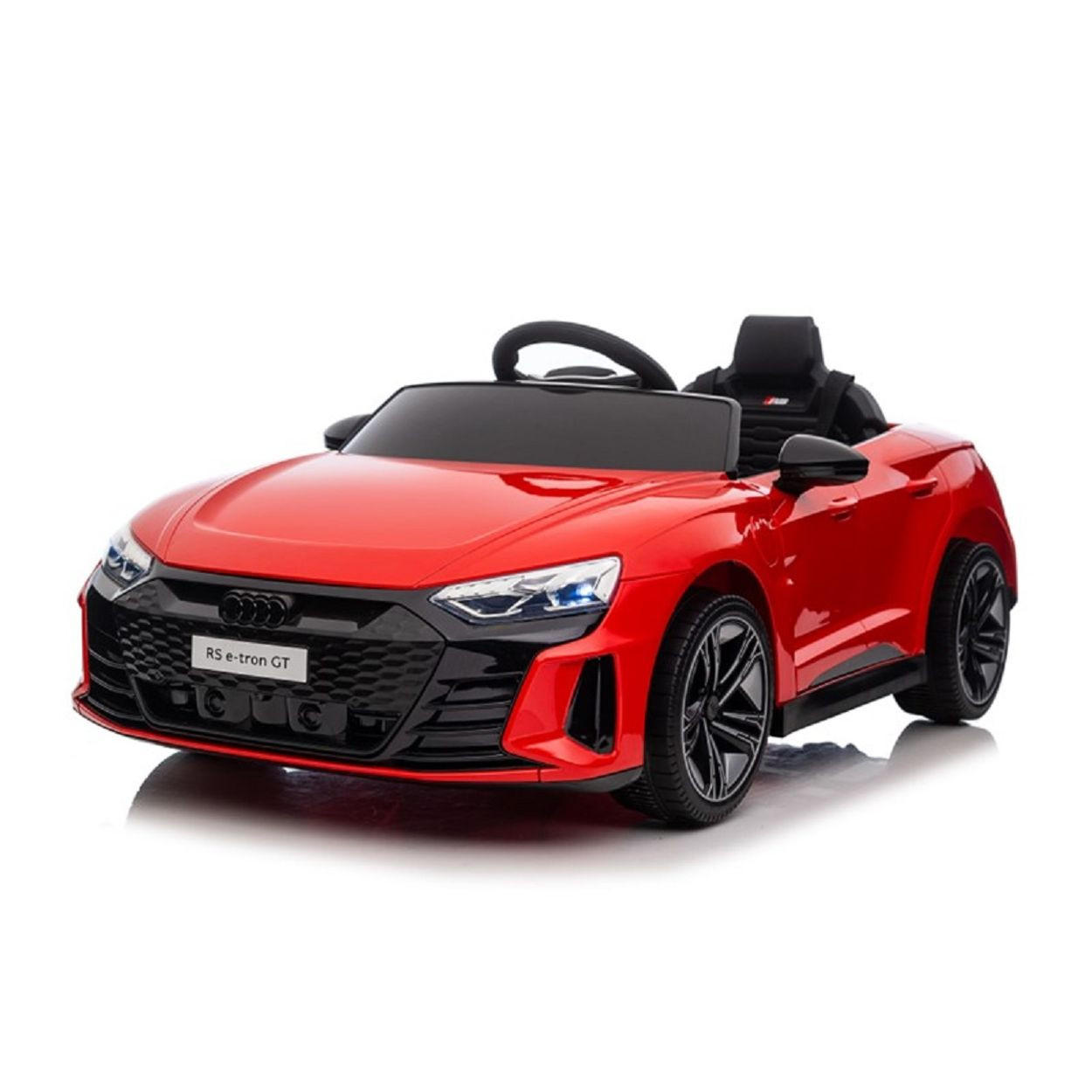 ELEKTROAUTO Audi RS E-Tron GT rot 6888, Fernbedienung, EVA-Räder, Mp3, USB - Rot, Kunststoff (103/58/41cm) - Moni
