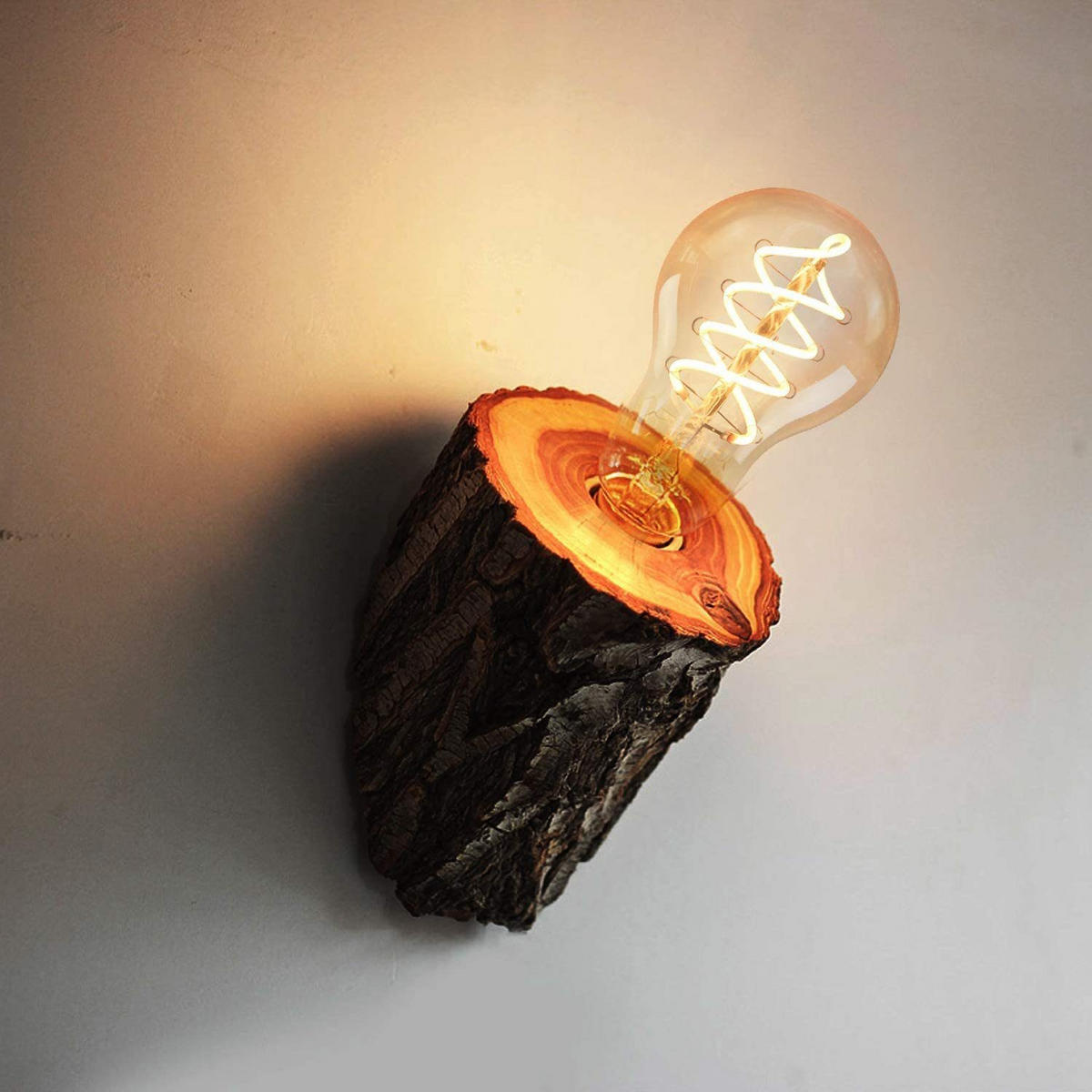 LEUCHTMITTEL Phosmaraxa 6/6/11 cm - Braun, Glas (6/11cm) - ZMH