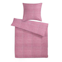 BETTWÄSCHE Seersucker 135x200 Rot kariert - Sommer Bettbezug aus 100% Baumwolle - Weiß, Textil (135/200cm) - Carpe Sonno
