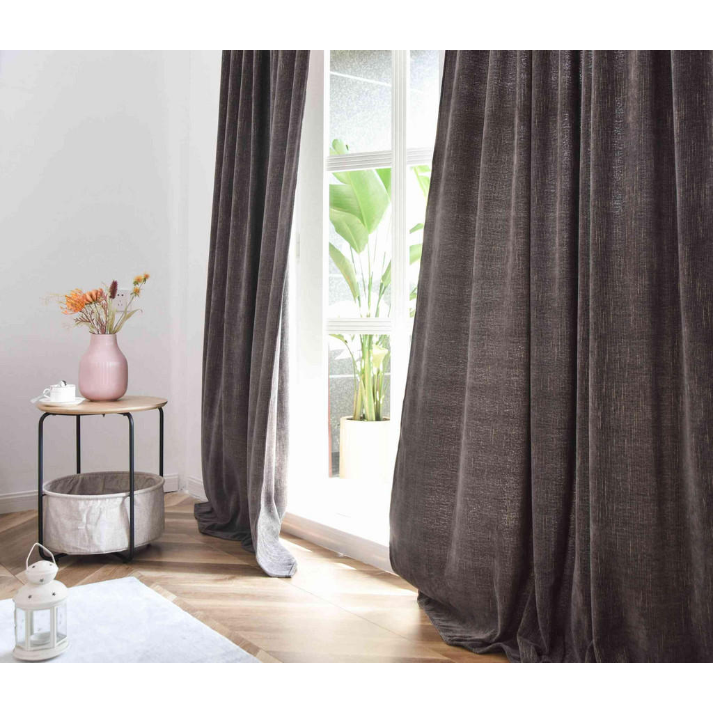 Thumbnail - Gardinenbox Vorhang, Braun, Textil, 135x245 cm, Oeko-Tex® Standard 100, Wohntextilien, Gardinen & Vorhänge, Fertiggardin...
