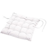 STUHLKISSEN Essentiel 40/40 cm - Weiß, Textil (40cm) - Douceur d´intérieur