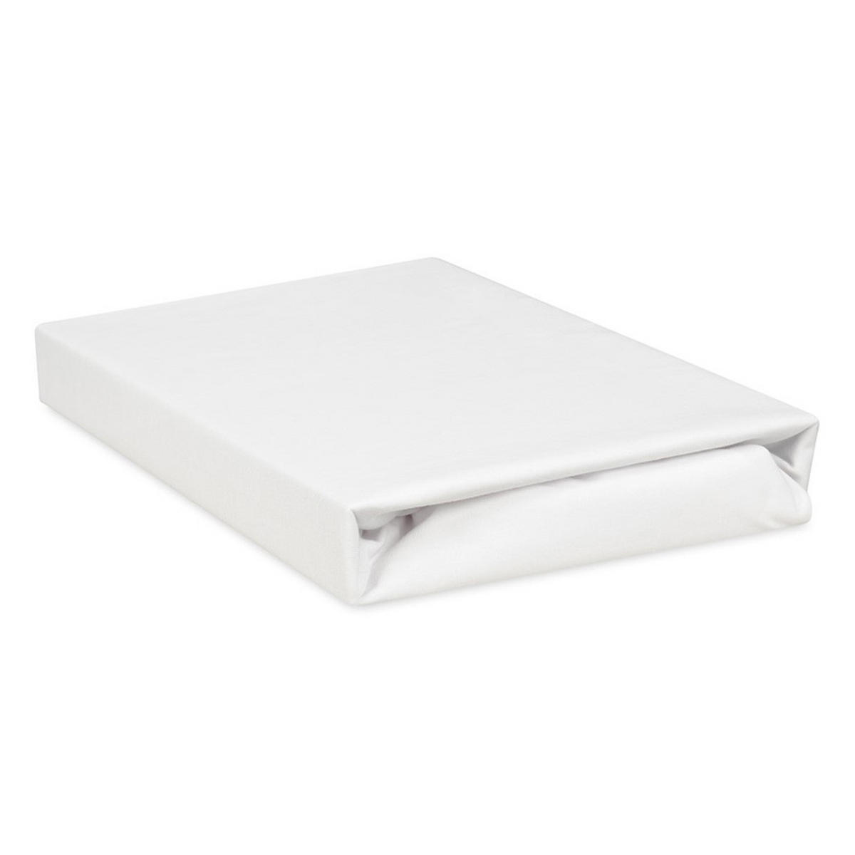 SPANN-BETTLAKEN Jersey - Weiß, Textil (160/200cm) - Mr Mattress