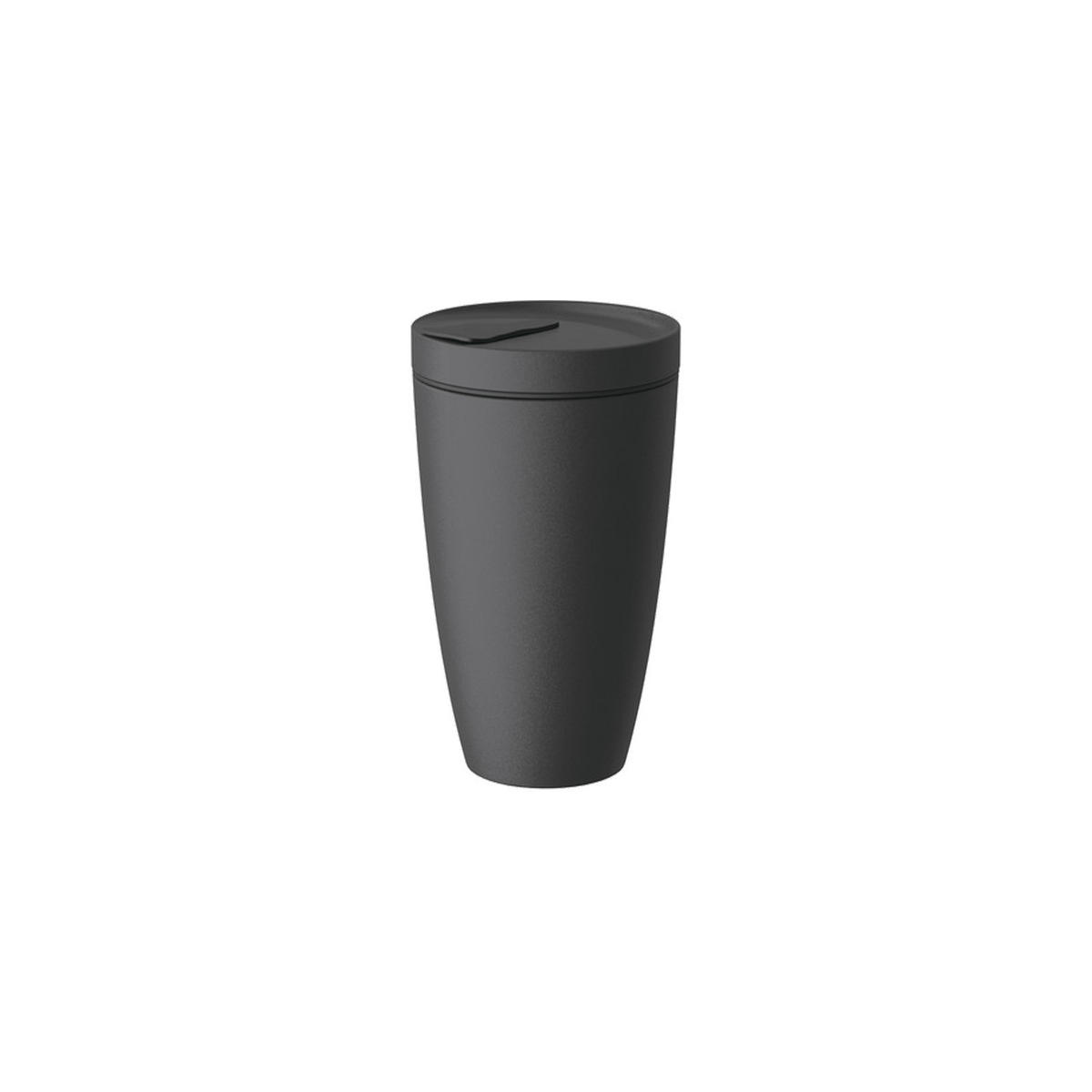 KAFFEEBECHER Coffee To Go schwarz 350 ml - Schwarz, Keramik (0.35L) - Villeroy & Boch