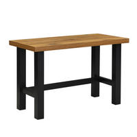 SCHREIBTISCH THOR 120/60/77 cm - Alteiche/Schwarz, Holzwerkstoff/Metall (60/120/77cm) - DUBI Möbel