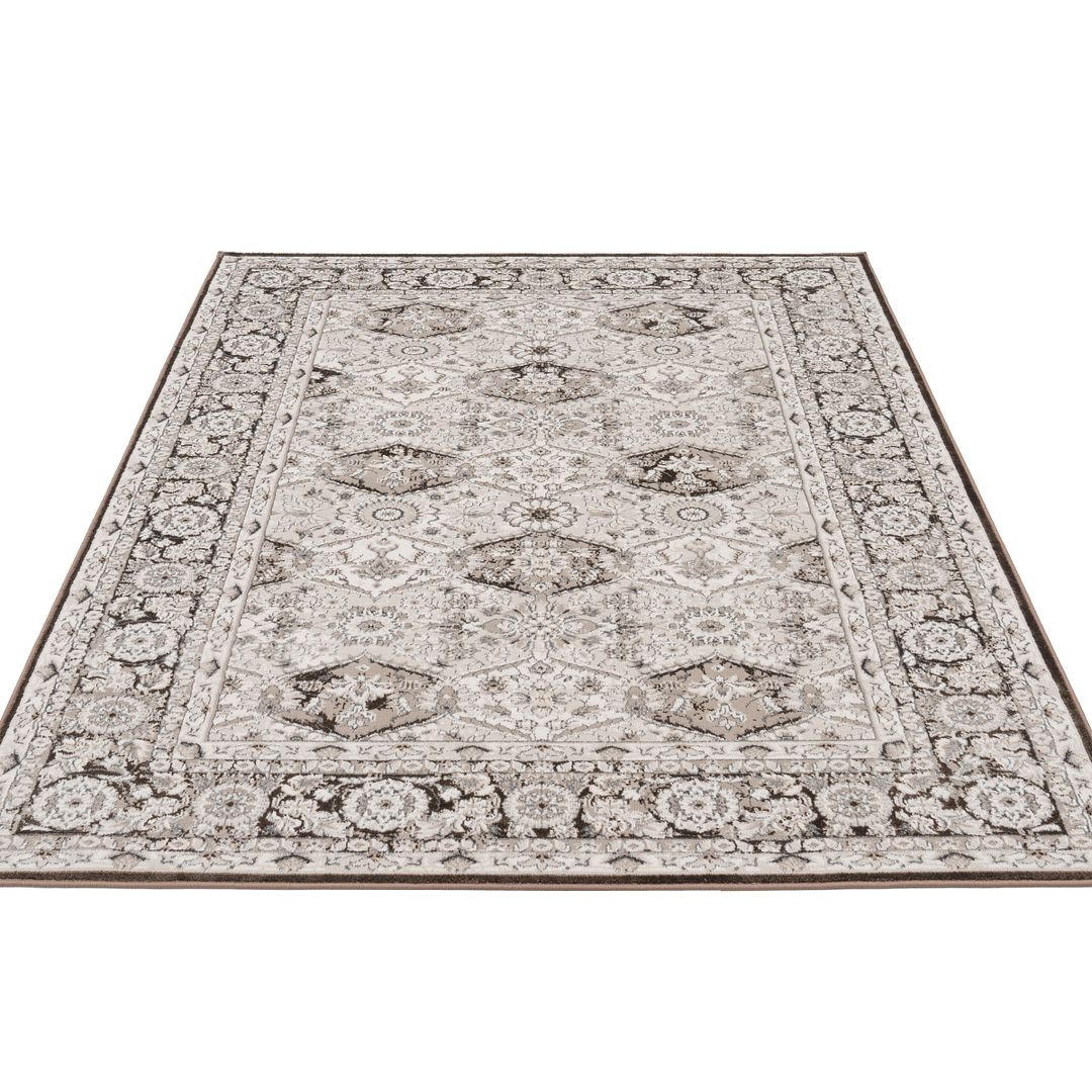 VINTAGE-TEPPICH Antares Ishana Beige - Beige, Textil (160/231cm) - Kukoon Rugs