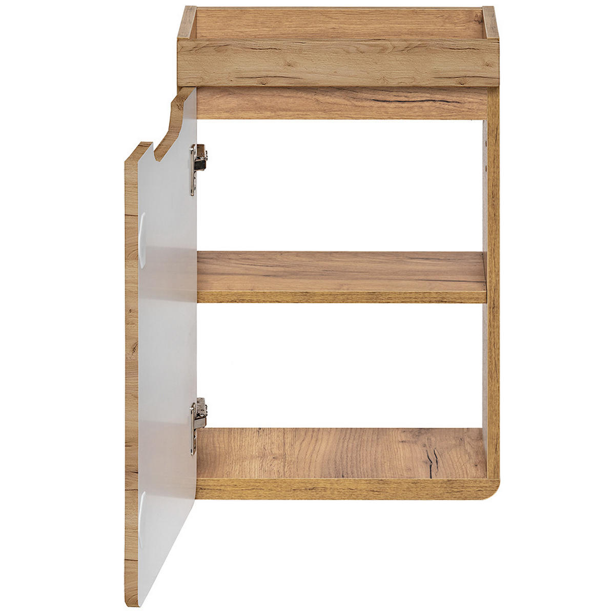 BADMÖBEL-SET 5-TLG. Luton-56 - Braun, Holzwerkstoff (95/195/22cm) - Lomado