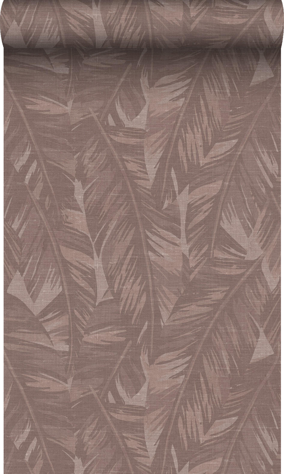 TAPETE Bananenblätter 50 x 900 cm - Lila, Papier (50/900cm) - Origin Wallcoverings