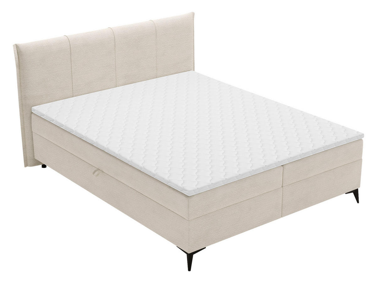 BOXBETT Eco Bis - H3 - Schwarz/Naturfarben, Holz/Holzwerkstoff (140/200cm) - MIRJAN24