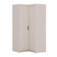 ECKSCHRANK Storicos Beige 97,8/190,5/97,8 cm – Modern, ideal für Ecken - Beige, Holzwerkstoff/Kunststoff (97.8/190.5/97.8cm) - AX Living