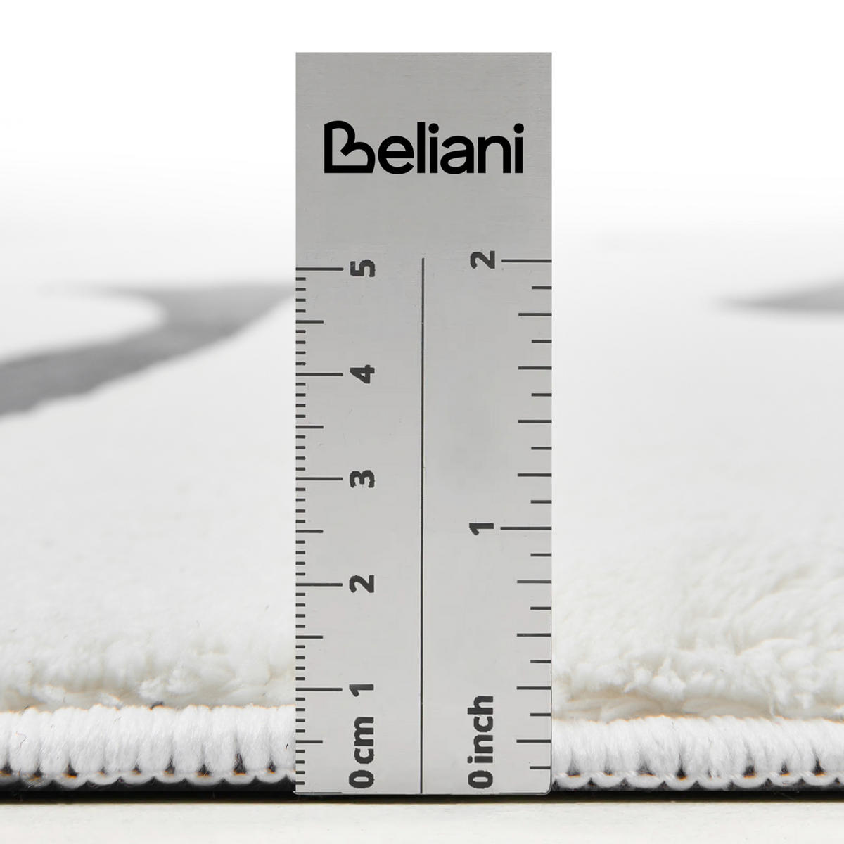KOBEREC Šedý/Bílý 160 cm Hartz - šedá/krémová, textil (160/160cm) - Beliani