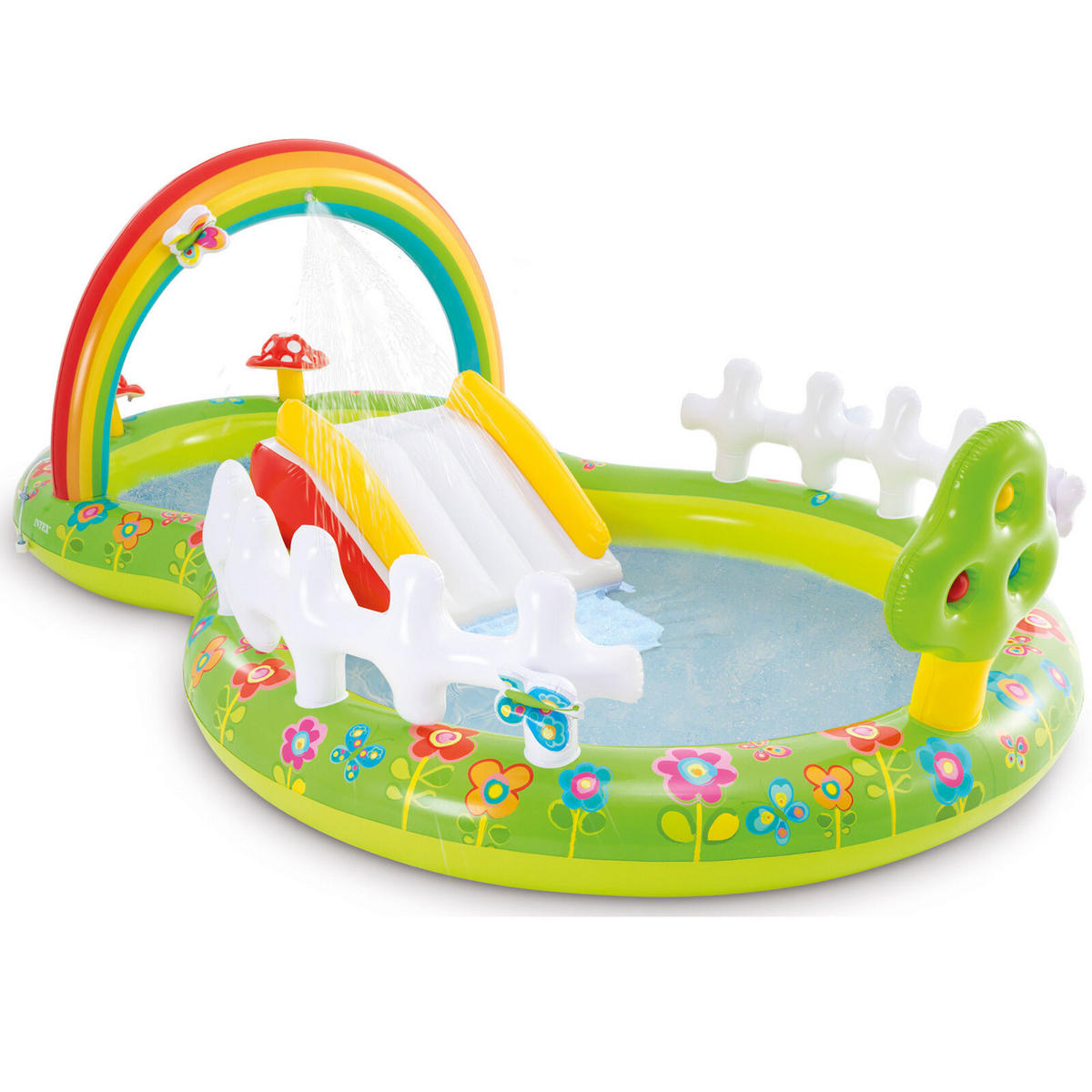 SPIELPOOL Regenbogenland 290/180/104 cm - Multicolor, Kunststoff (290/180/104cm)