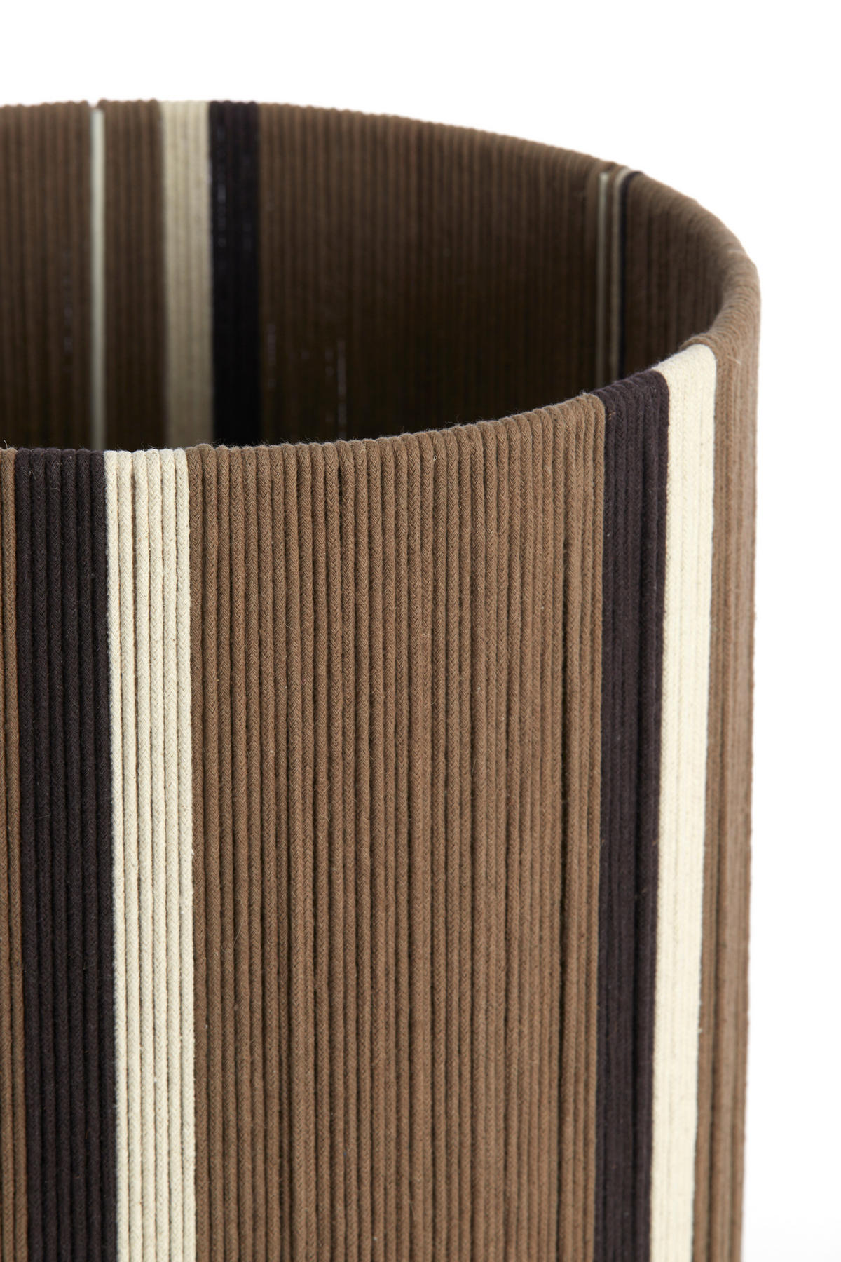 LAMPENSCHIRM Medan Braun Ø30/40 cm - Braun, Textil (30/30/40cm) - Light & Living