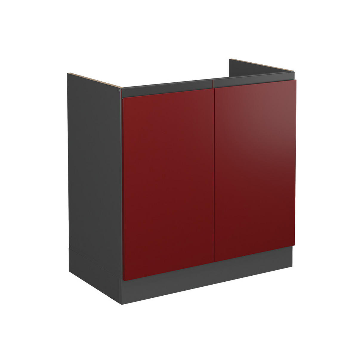 KUCHYŇSKÁ DVÍŘKA R-Line Červená - červená, kompozitní dřevo (79.2/71.3/1.6cm) - Vicco