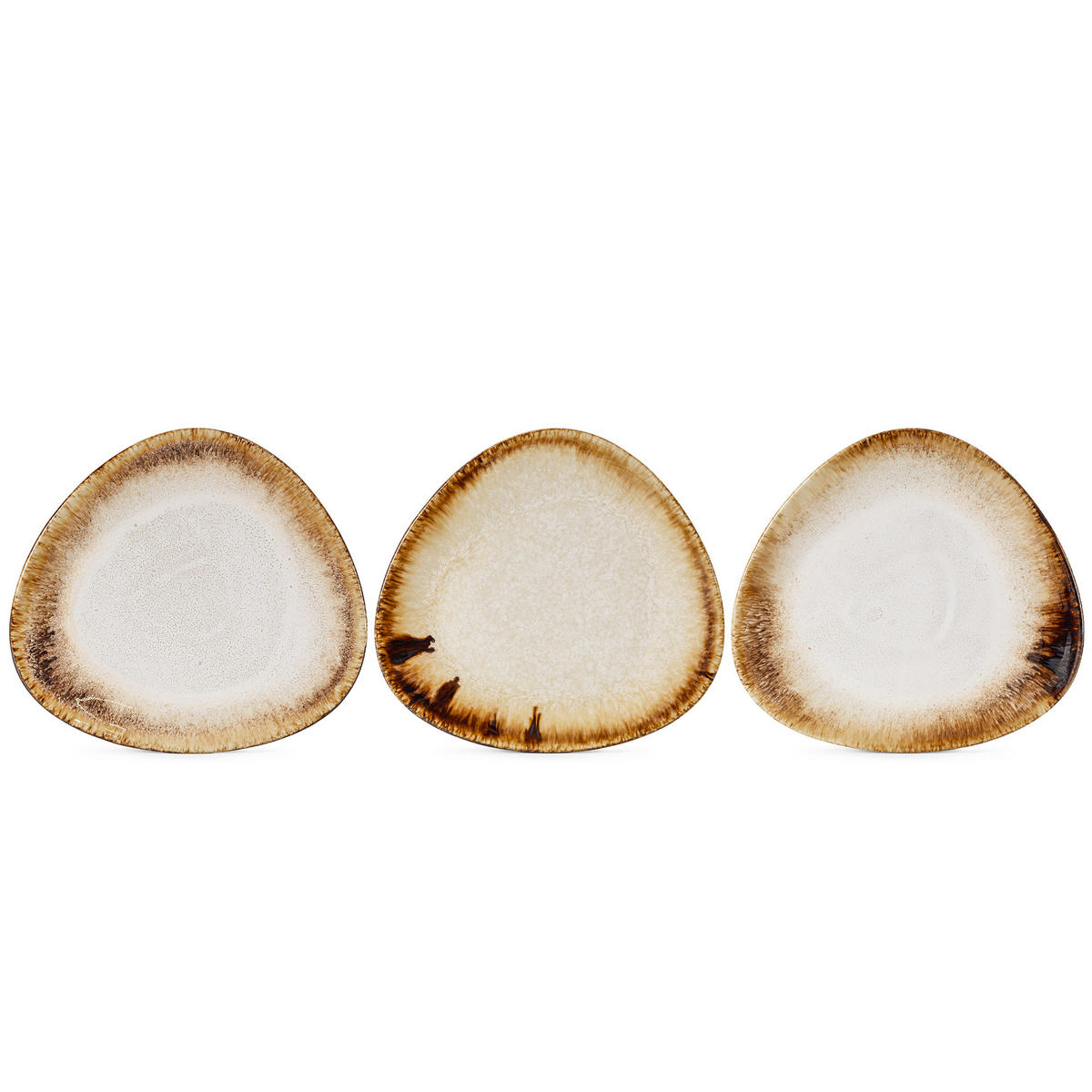 FLACHER TELLER PRIMA, Hellbeige - Beige, Keramik (36/37/3cm) - KONSIMO®