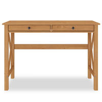 SCHREIBTISCH ADRIAN - Eichefarben, Holz (50/110/76cm) - IDIMEX