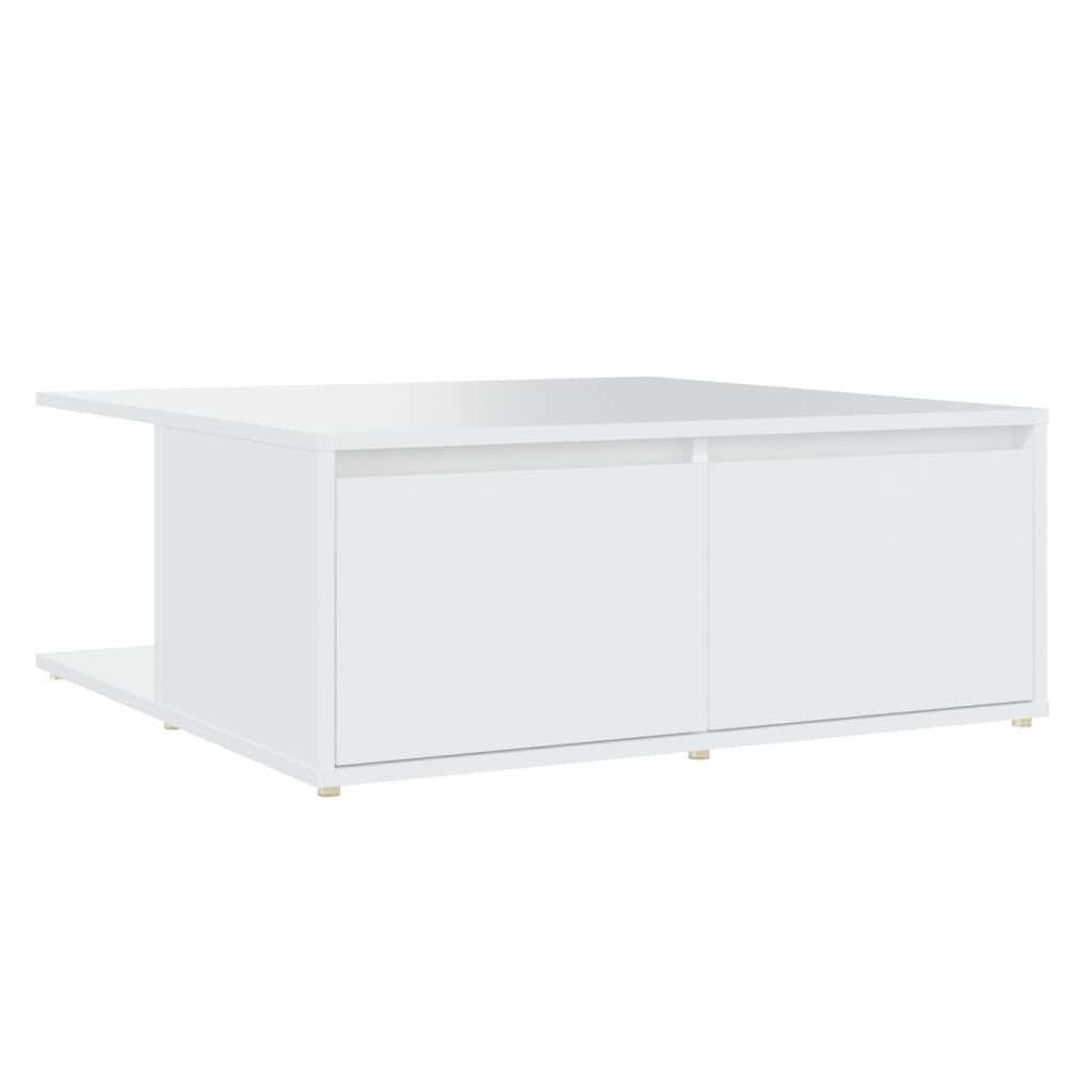 COUCHTISCH Weiß 80x80x31 cm Holzwerkstoff - Weiß, Holzwerkstoff (80/80/31cm) - furnicato