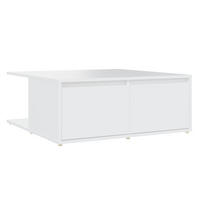 COUCHTISCH Weiß 80x80x31 cm Holzwerkstoff - Weiß, Holzwerkstoff (80/80/31cm) - furnicato