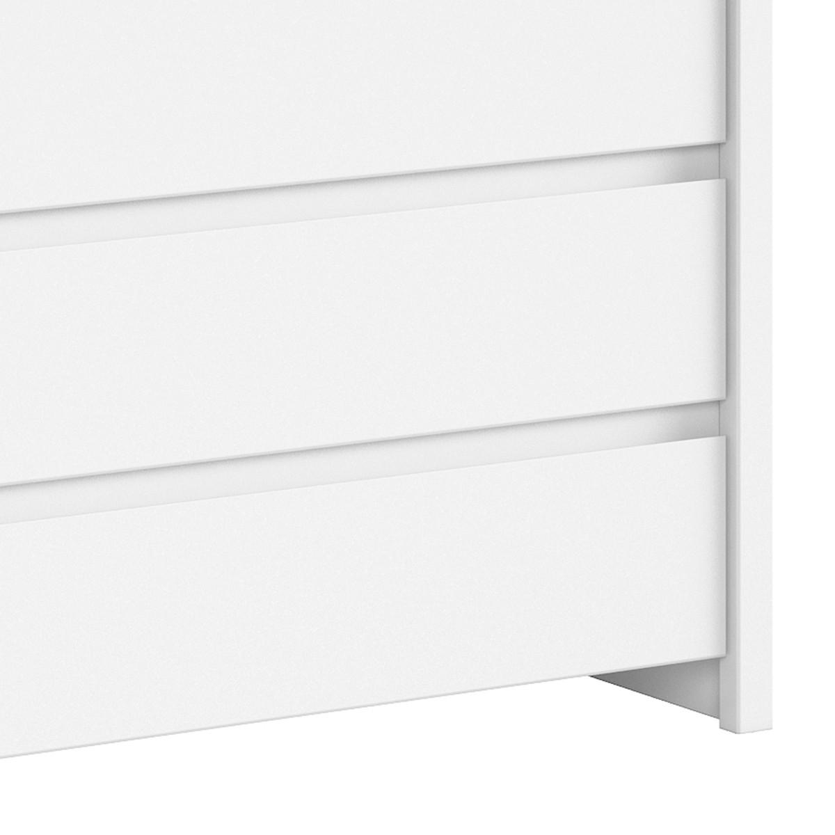 KOMMODE Soren Weiß matt - Weiß, Holzwerkstoff (92/105/40.5cm) - Petits-meubles