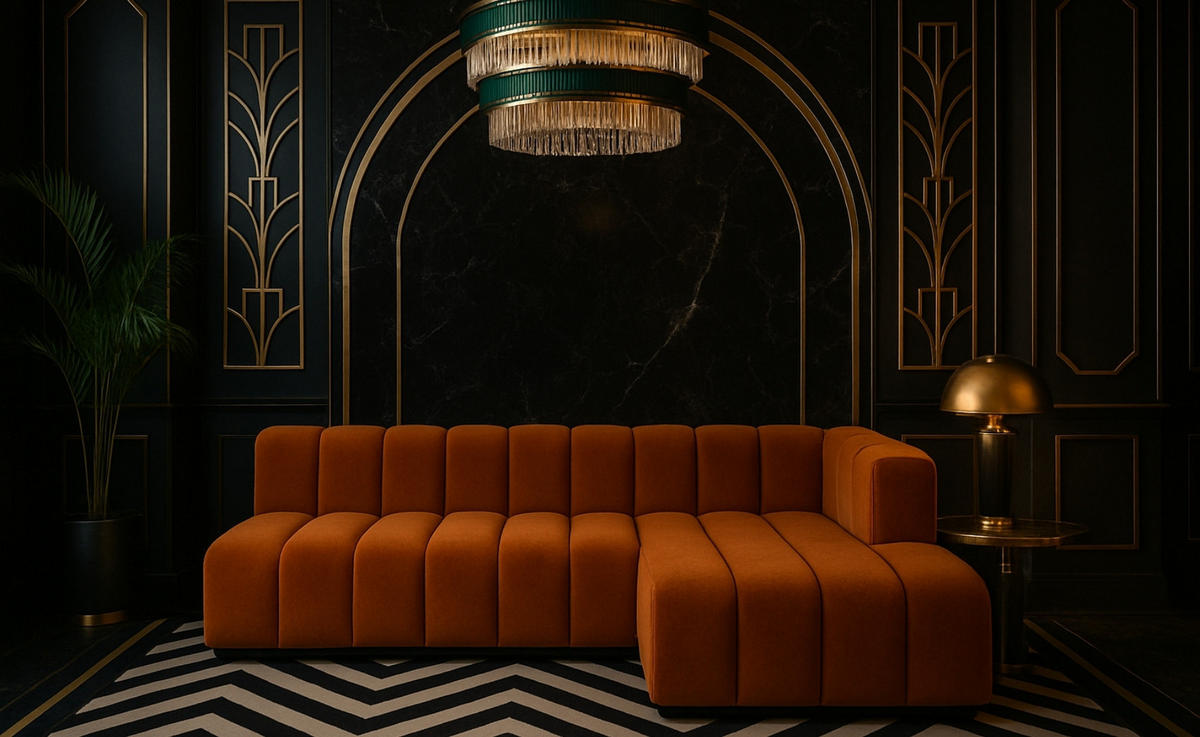 ECKSOFA GRAND L 295 cm, Stoff Salvador, Braun, Rechts - Braun, Holz (295/179cm) - Kaiser Möbel