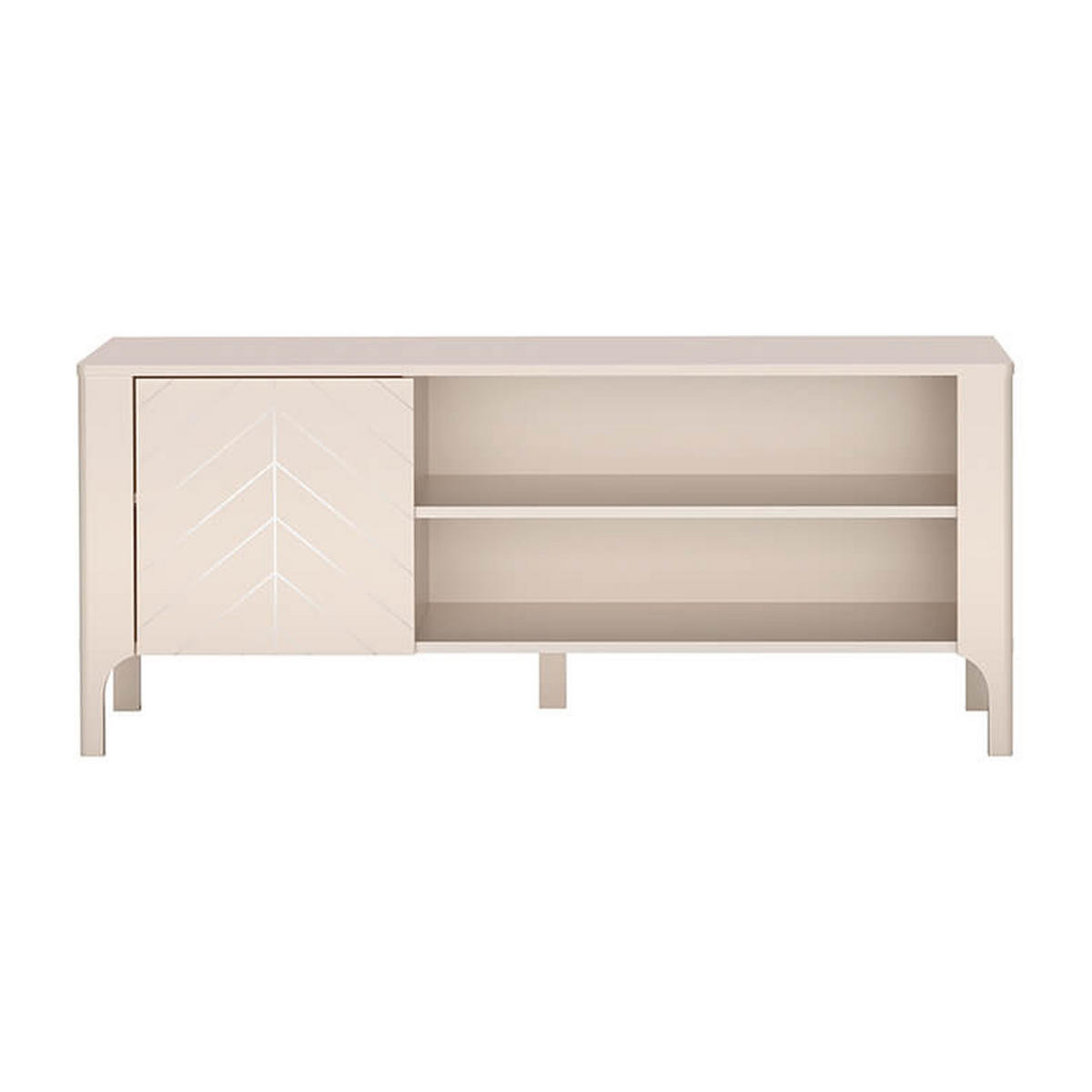 TV-LOWBOARD Malumi MM-6 135 x 57 x 40,5 cm Kaschmir - Kaschmir, Holzwerkstoff/Metall (135/57/40.5cm) - Koseto