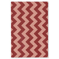 KOBERCE - Cikcak - Pruhy - Vzor - Červená - 140x200 cm - červená, textil/plast (140/0.4cm) - OnlyWow