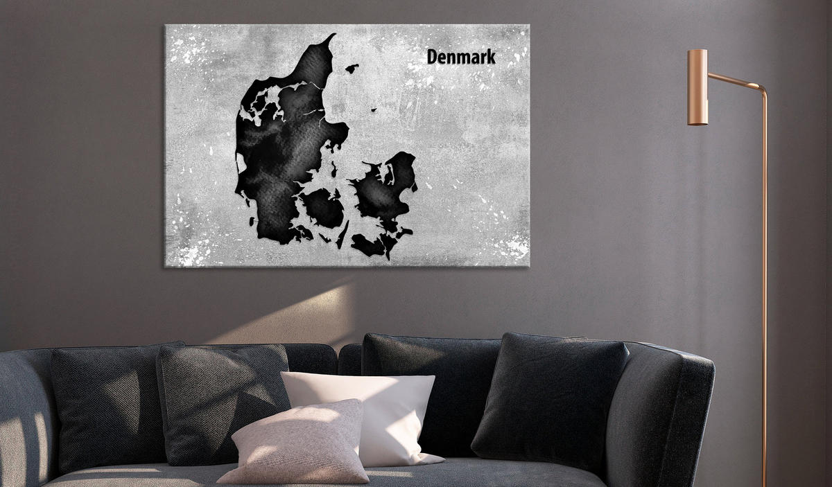 PINNWANDBILDER Schwarz-Weiß 120/80 cm - Schwarz, Naturmaterialen/Textil (120/80cm) - KUNSTLOFT