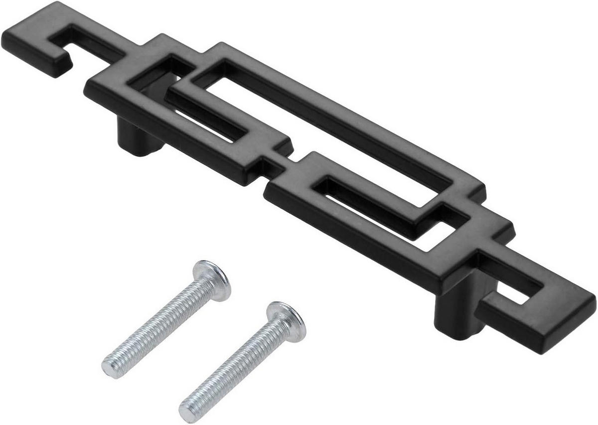 MÖBELGRIFF Schwarz 2er-Set 64 mm - Schwarz, Metall (0.23/30/1.06cm)