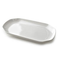 SERVIERPLATTE Basic weiß 30/17/3 cm Porzellan - Weiß, Keramik (30/3/17cm) - Mondex